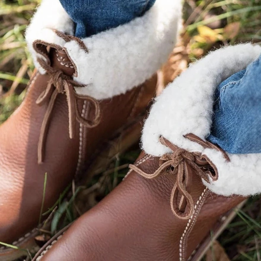 Leah – Bottes Chaudes pour Femmes avec Fausse Fourrure