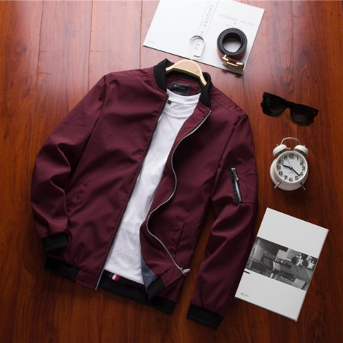 Gerald – Veste de baseball pour hommes au style rétro