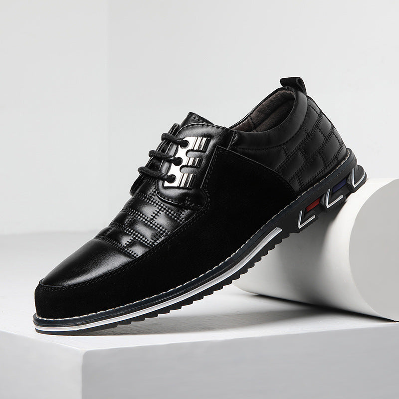 Benjamin – Chaussures Business-Casual Coréennes en Cuir Végan