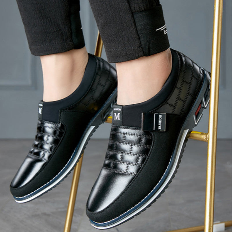 Benjamin – Chaussures Business-Casual Coréennes en Cuir Végan