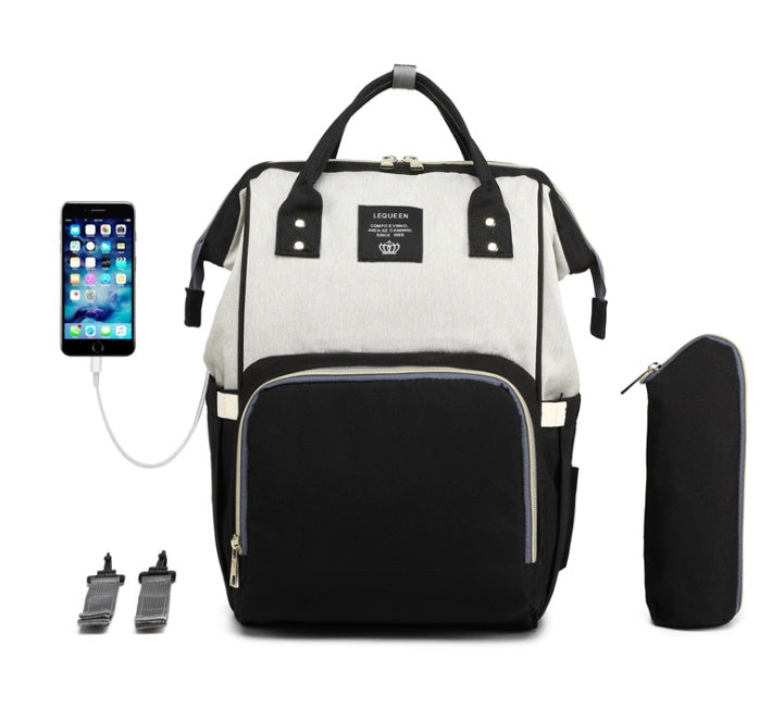 Carly – Sac à langer grande capacité pour mamans au design élégant