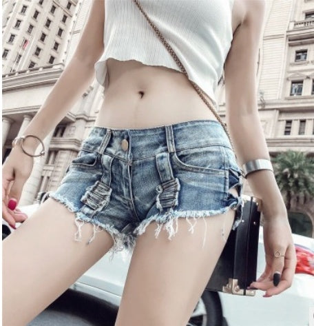 Ann – Sexy Short en Jean d'Été Taille Basse