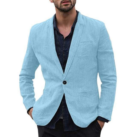 Allan – Blazer Léger en Coton pour Hommes