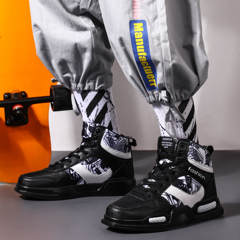 Cliff – Baskets Montantes Graffiti pour Homme