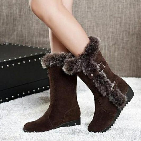 Karen – Bottes d'Hiver Confortables pour Femmes en Cuir Vegan Haut de Gamme