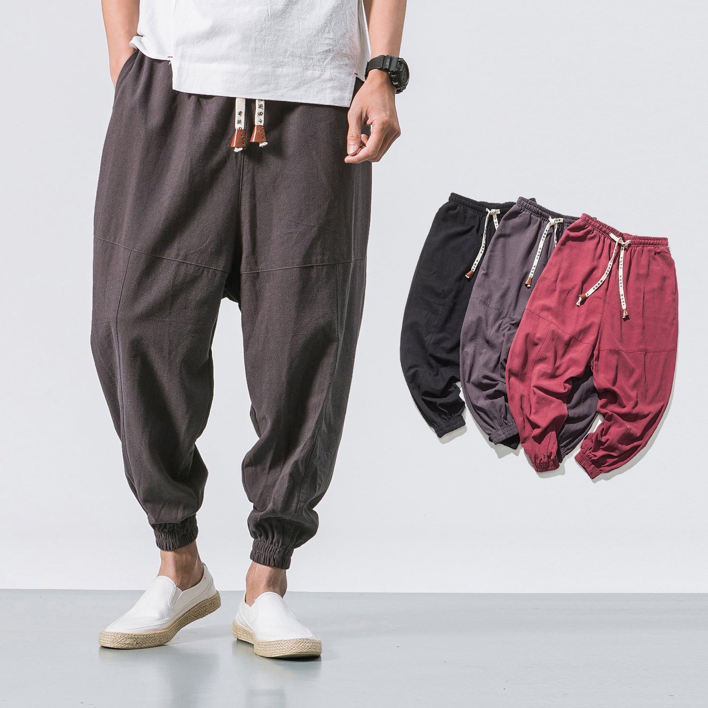 Matthew – Pantalon de Jogging Homme avec Taille Élastique et Poches