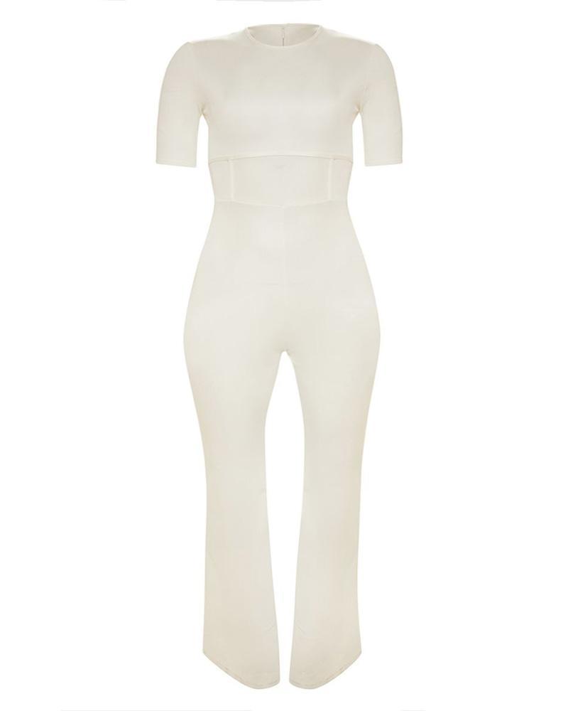 Georgina – Jumpsuit en cuir vegan premium pour femmes