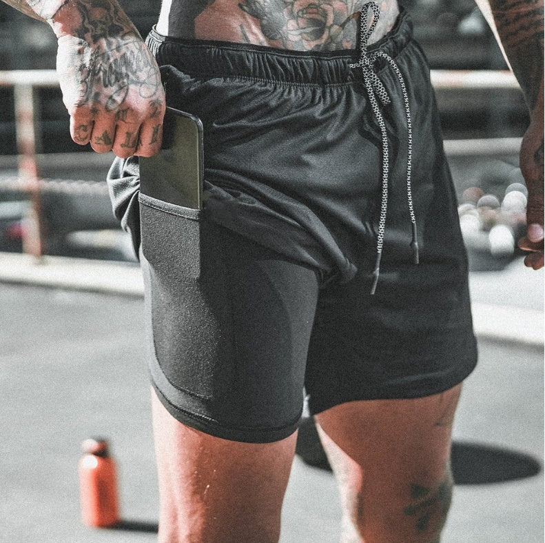 Garry – Kompressionsshorts mit Taschen