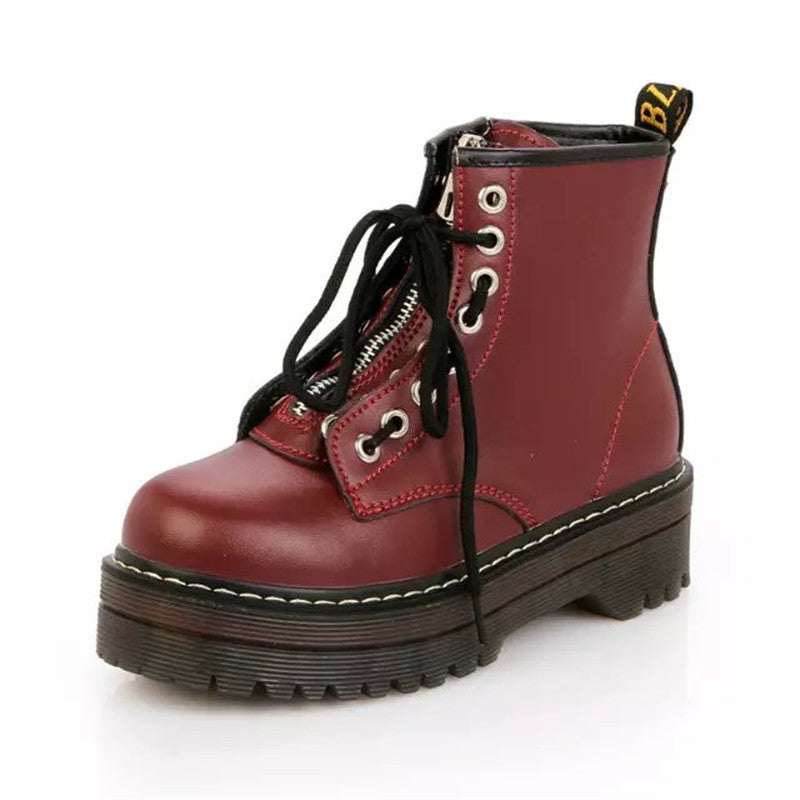 Deborah – Bottes féminines élégantes avec bout rond et lacets