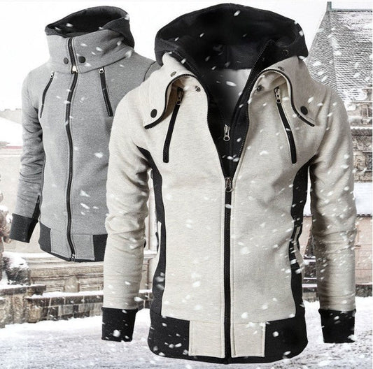Ian – Veste Sportive pour Hommes à Capuche et Fermeture Éclair