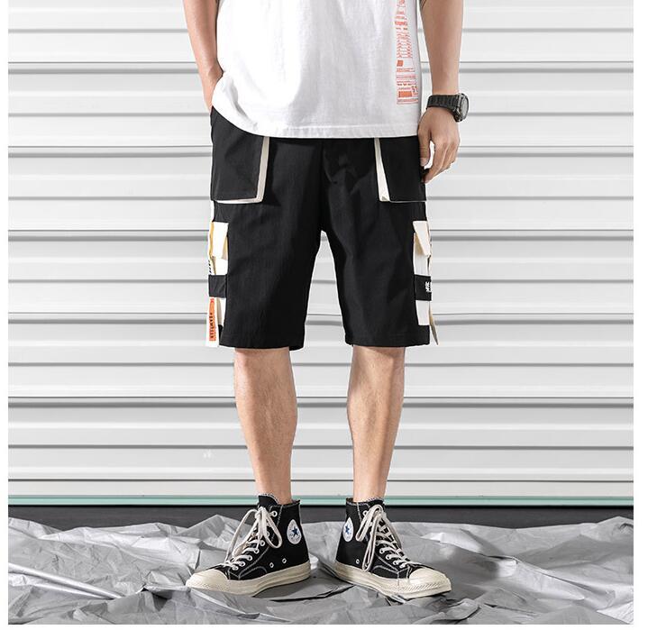 Danny – Bequeme schwarze Hip-Hop-Shorts für Herren