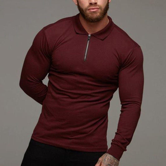 Rhys – T-shirt à manches longues avec éclaboussures d'encre pour hommes