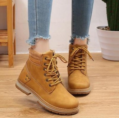 Imogen – Bottes Martin avec Plus-Velours pour Femmes