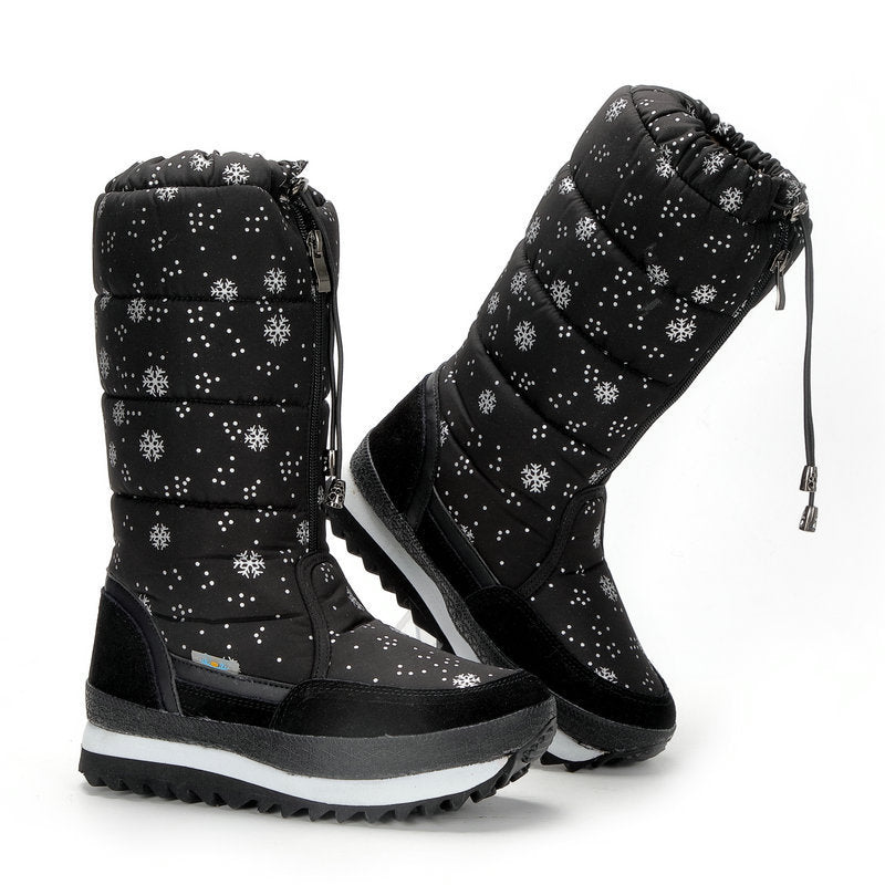 Katy – Bottes d'hiver pour femmes avec fausse fourrure chaude
