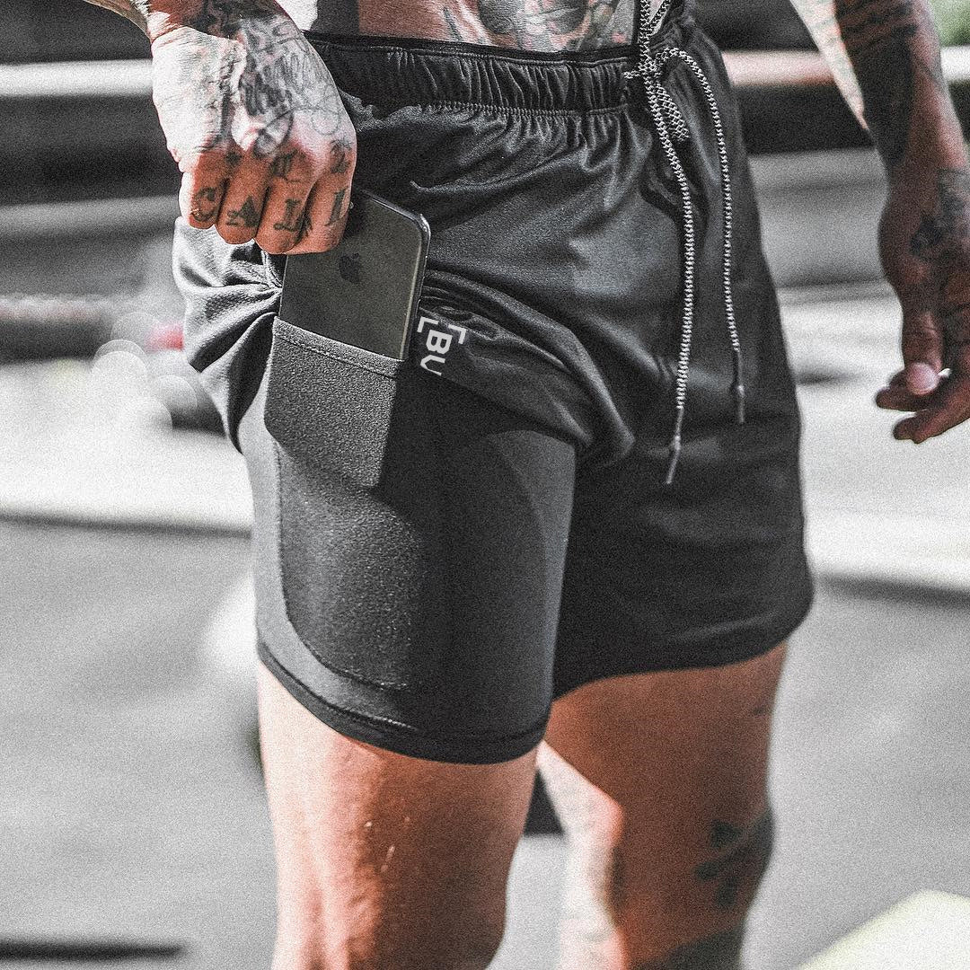 Garry – Kompressionsshorts mit Taschen