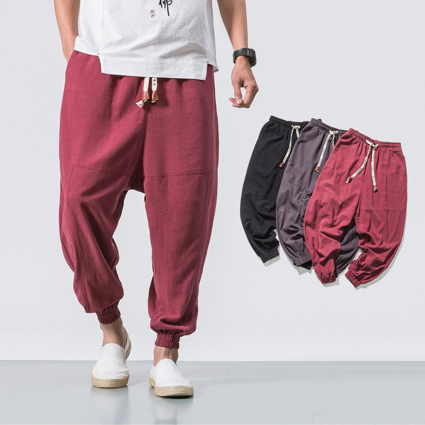 Matthew – Pantalon de Jogging Homme avec Taille Élastique et Poches