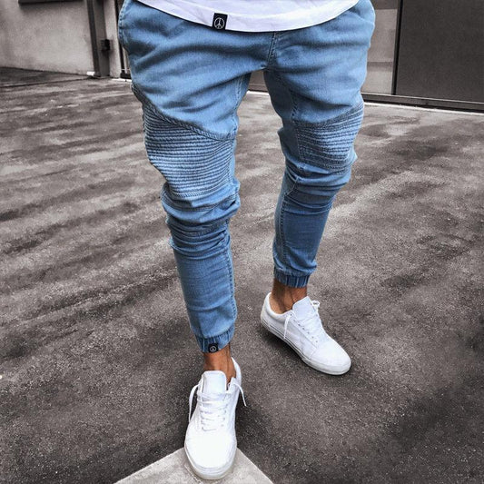 Nathan – Jeans Biker Déchirées Extensibles