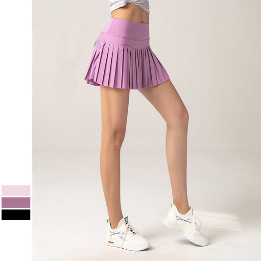 Anna – Jupe Plissée A-Ligne Séchage Rapide pour Femme