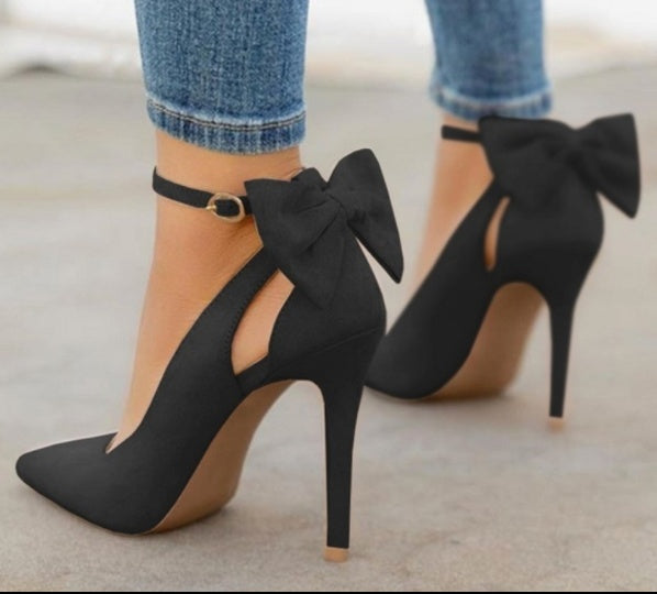 Lauren – Escarpins Hauts avec Nœud