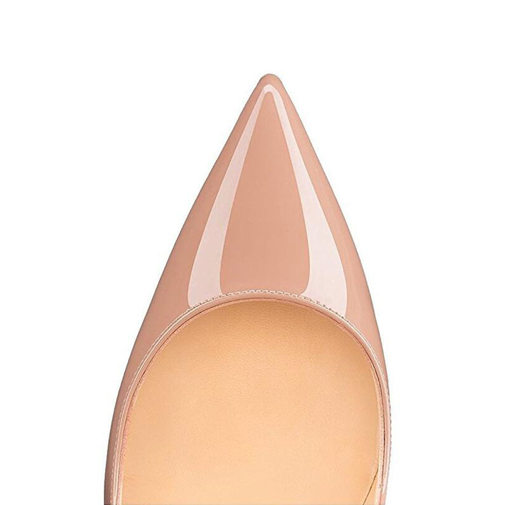 Claire – Sexy Stilettos pour Femmes en Cuir Vegan Abricot