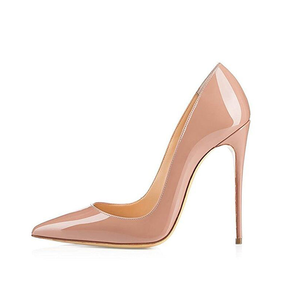 Claire – Sexy Stilettos pour Femmes en Cuir Vegan Abricot