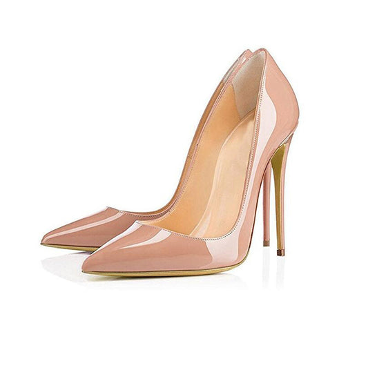 Claire – Sexy Stilettos pour Femmes en Cuir Vegan Abricot