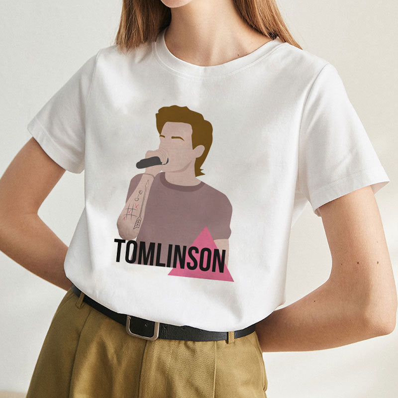Julie – T-shirt Femme à Col Rond