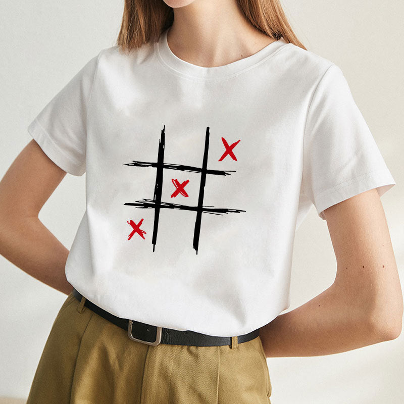 Julie – T-shirt Femme à Col Rond