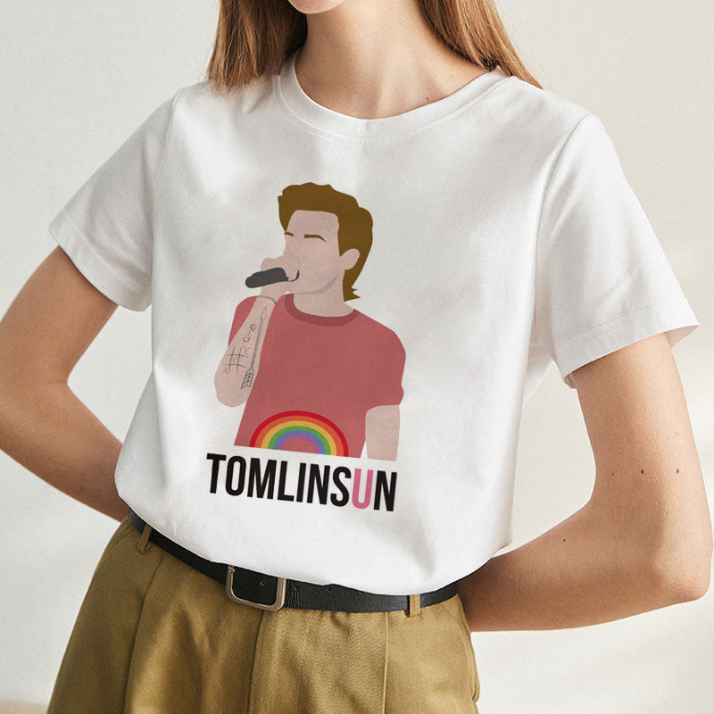 Julie – T-shirt Femme à Col Rond
