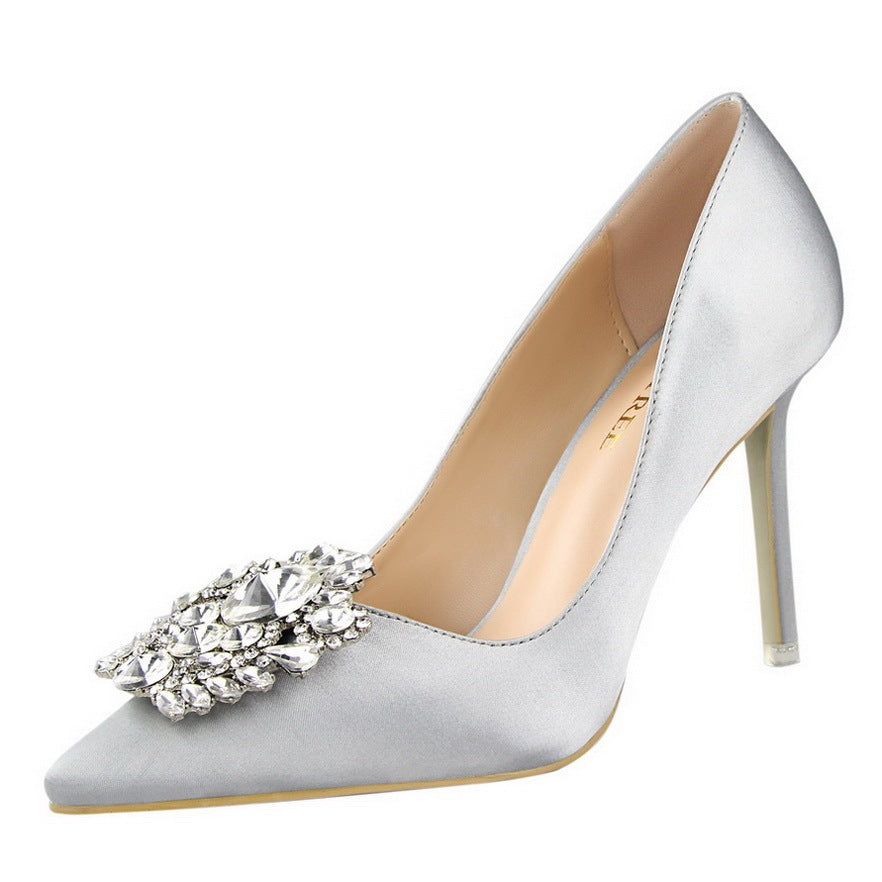 Louise – Talons hauts stilettos en cuir vegan de qualité avec bout pointu