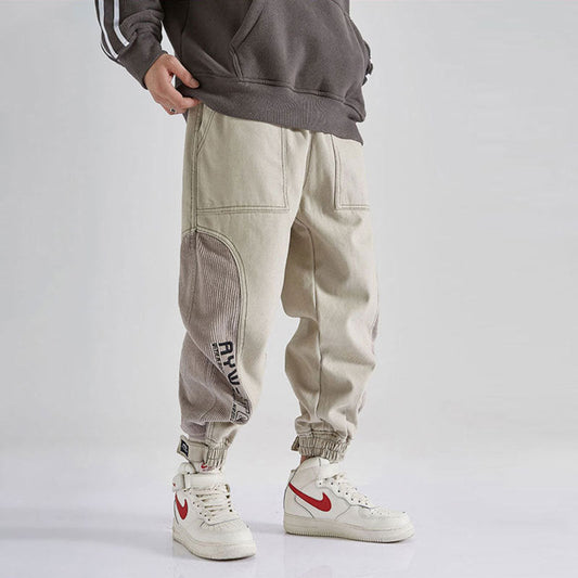 Thomas – Jeans Homme Confortables Coupe Ample avec Design à Bloc de Couleurs