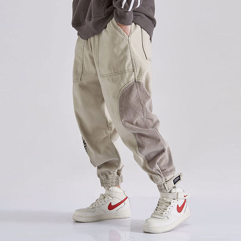 Thomas – Jeans Homme Confortables Coupe Ample avec Design à Bloc de Couleurs