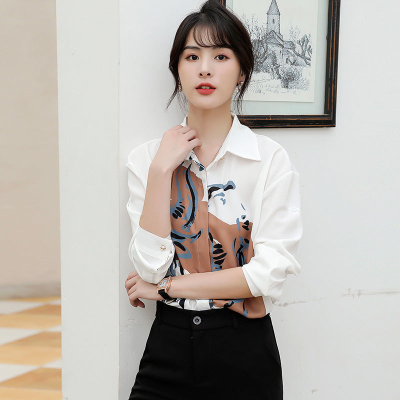 Sarah – Longue Blouse en Chiffon Polyvalente