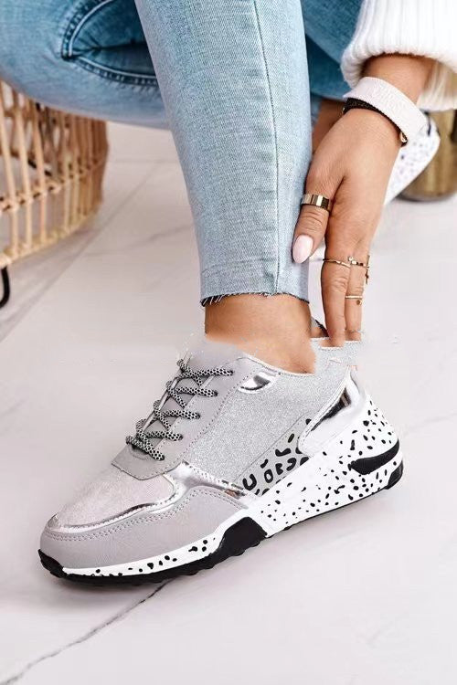 Samantha – Baskets à plateforme avec lacets pour femmes