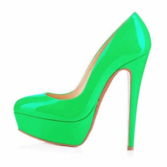 Barbara – Chaussures hautes chic pour femme avec bout rond