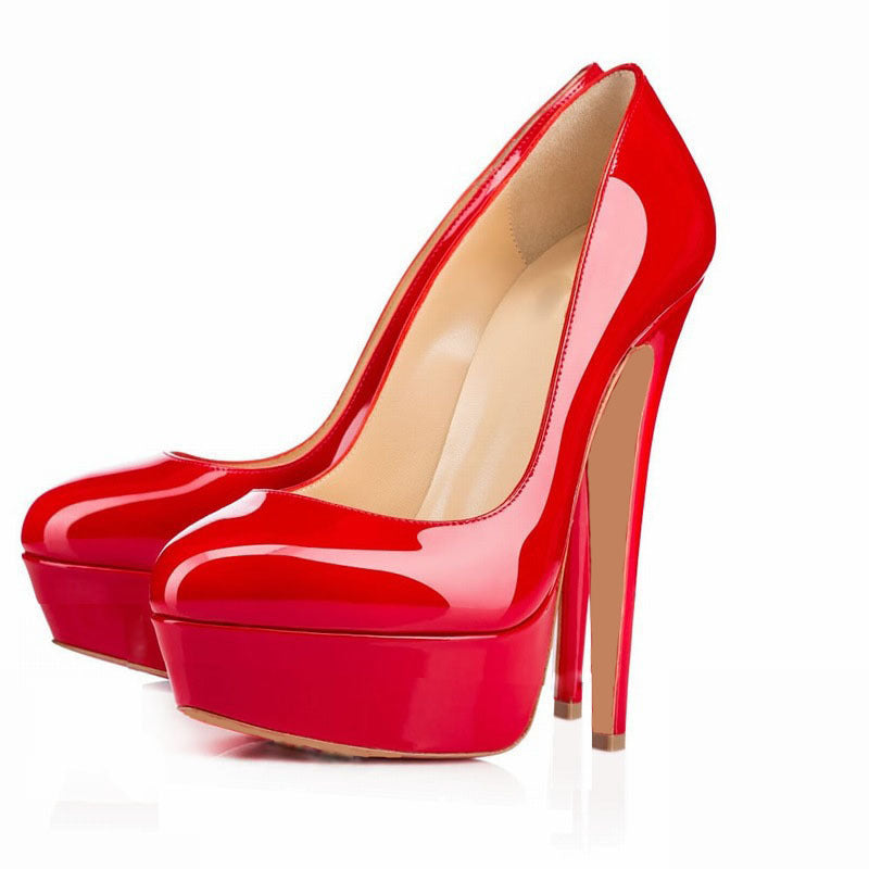Barbara – Chaussures hautes chic pour femme avec bout rond