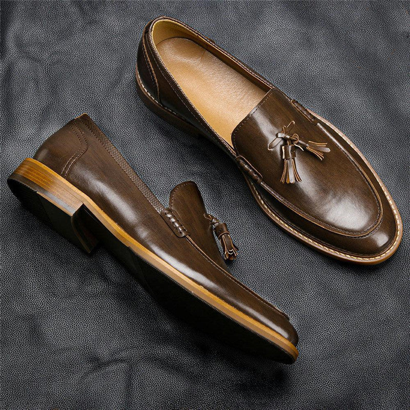 Brendan – Mocassins d'affaires pour hommes en cuir vegan premium
