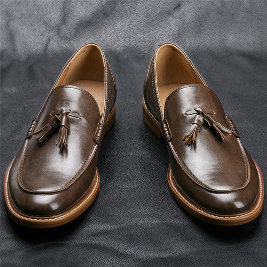 Brendan – Mocassins d'affaires pour hommes en cuir vegan premium