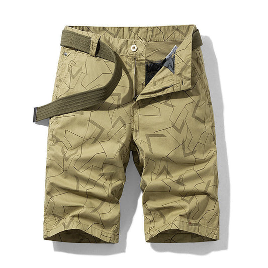 Robin – Geometrisch bedruckte Herren-Freizeitshorts