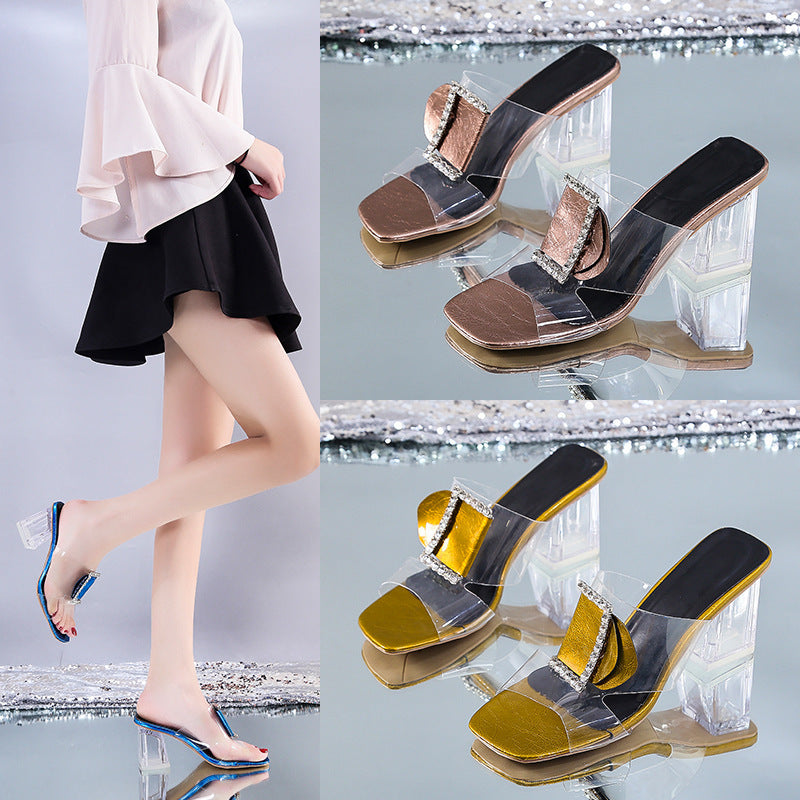 Barbara – Sandales à Talons Hauts en Cuir Vegan pour Femmes