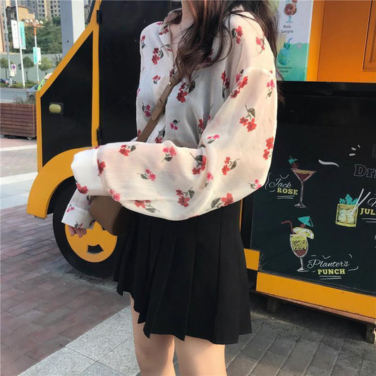 Alison – Blouse Ulzzang pour Femme au Style Printanier et Estival