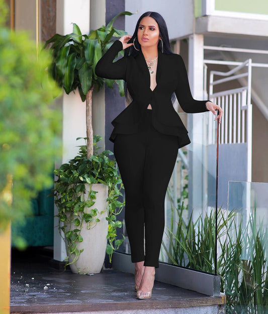 Kathleen – Ensemble Africain Stretch pour Femmes