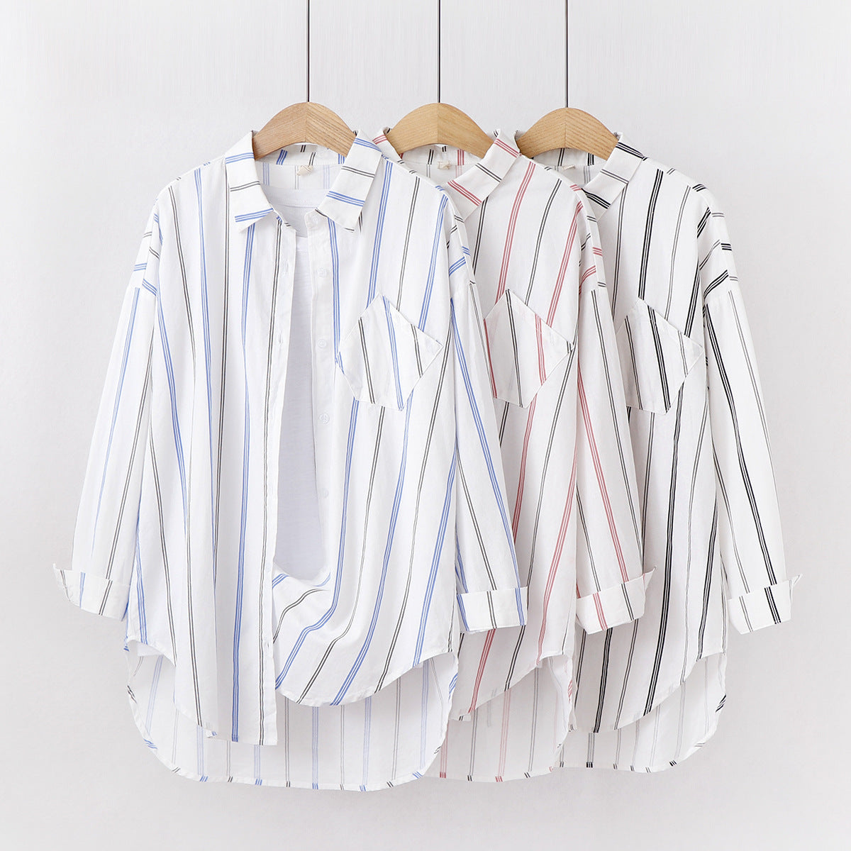 Claire – Cardigan classique à rayures pour étudiantes