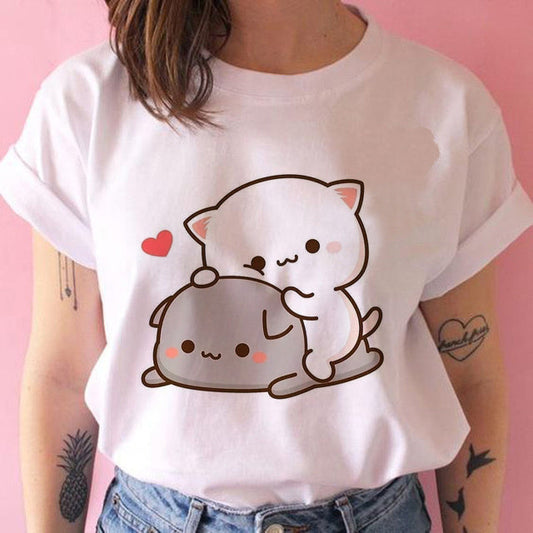 Amanda – T-shirt Kawaii Punk Anime pour Femmes