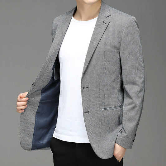 Joshua – Costume pour Homme à Motif Carreaux et Traitement Sans Repassage