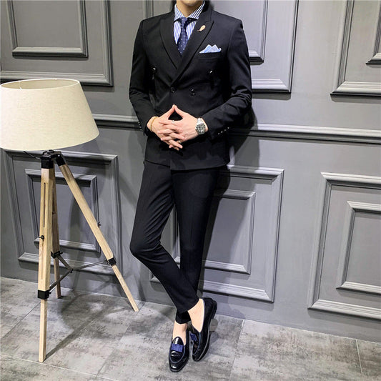 Aidan – Costume Élégant Homme avec Design Croisé