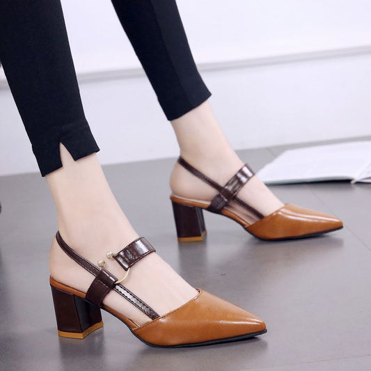 Barbara – Sandales Douces à Talons Épais pour Femmes