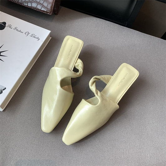 Juliet – Mules à Talon Moyen à Bout Pointu pour Femmes