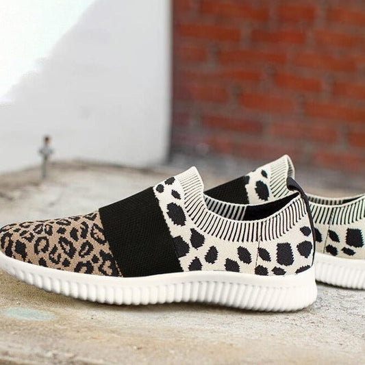 Claire – Sneakers confortables pour femmes avec motif léopard