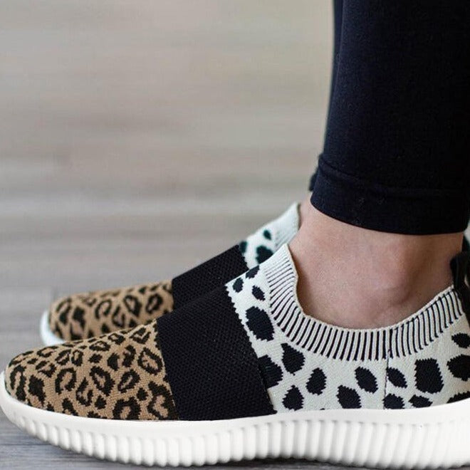 Claire – Sneakers confortables pour femmes avec motif léopard
